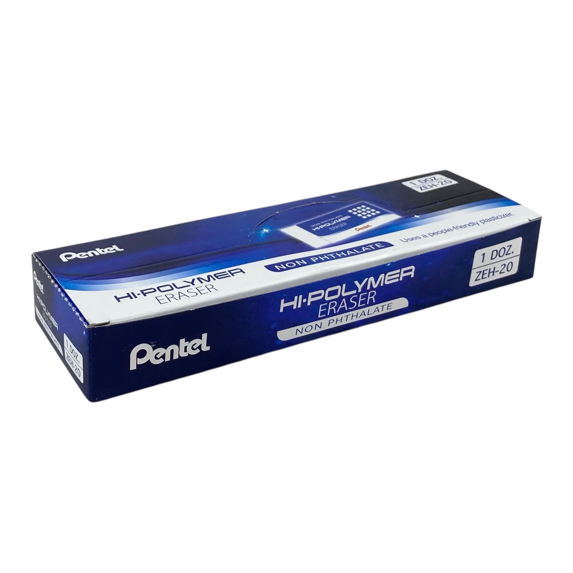 Gôm Pentel ZEH-20 trắng, tẩy, văn phòng phẩm