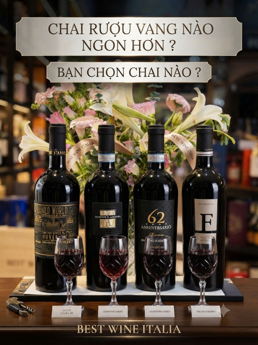 Best wine italia, Chai rượu vang nào ngon hơn ?
