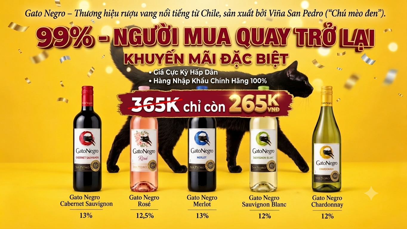 Rượu vang GatoNegro