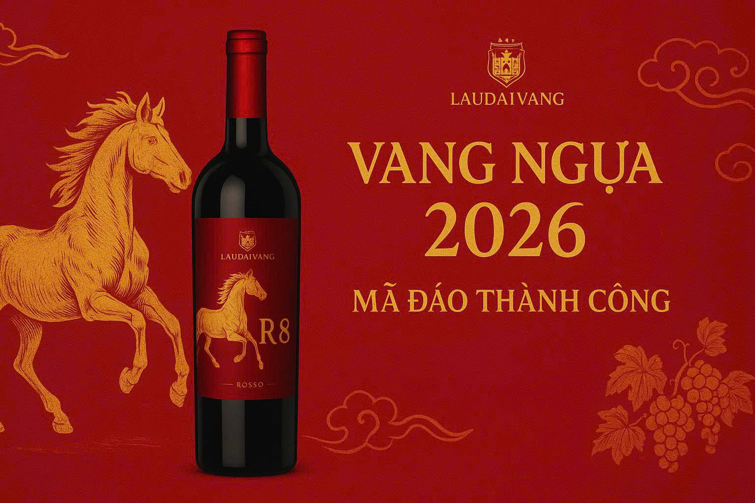 Vang Ngựa 2026 – Mã Đáo Thành Công