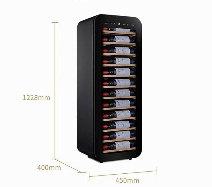 Tủ ướp rượu vang VINOCAVE 34 chai màu đen