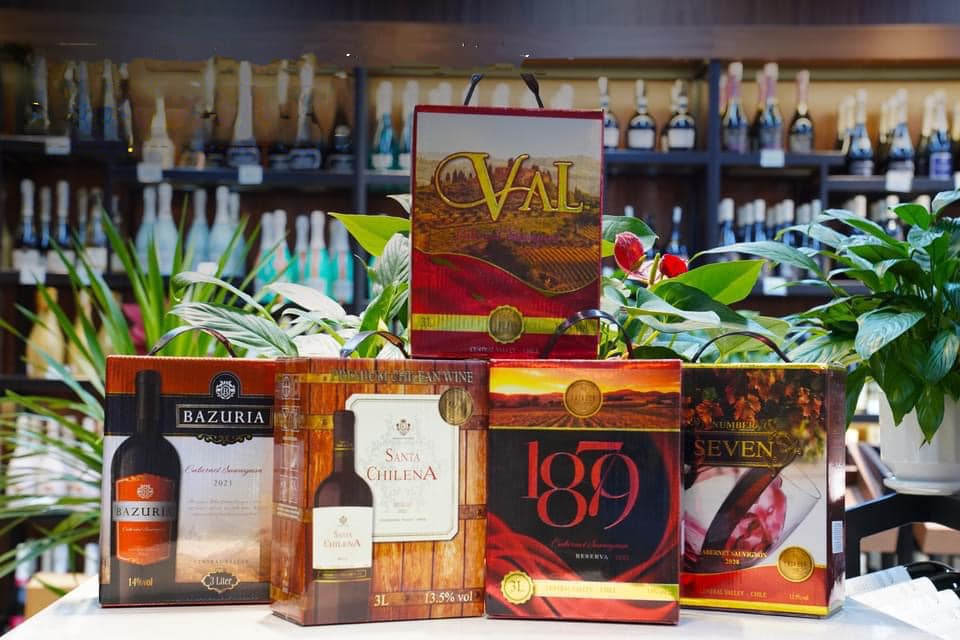 Tổng hợp các loại rượu vang bịch Chile 3L, Khuyến mãi