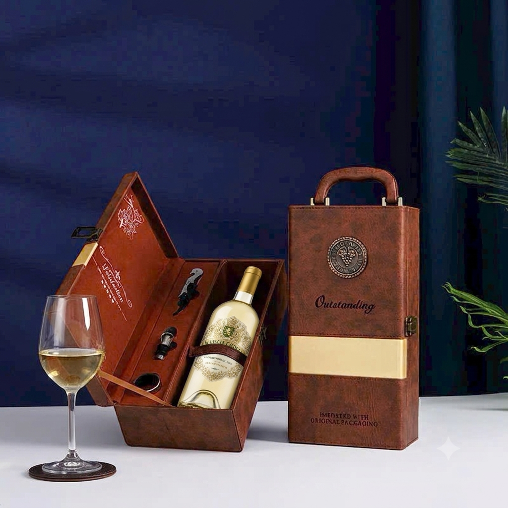 Hộp quà tặng 1 chai Vang trắng Maison Crista Sauvignon Blanc