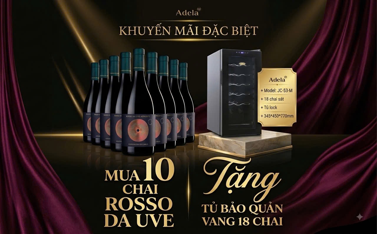 Mua rượu vang tặng tủ bảo quản