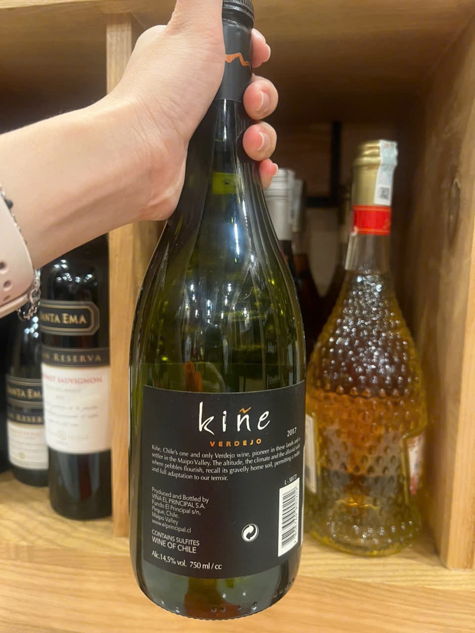 Rượu vang Kine Verdejo Viña El Principal 2017