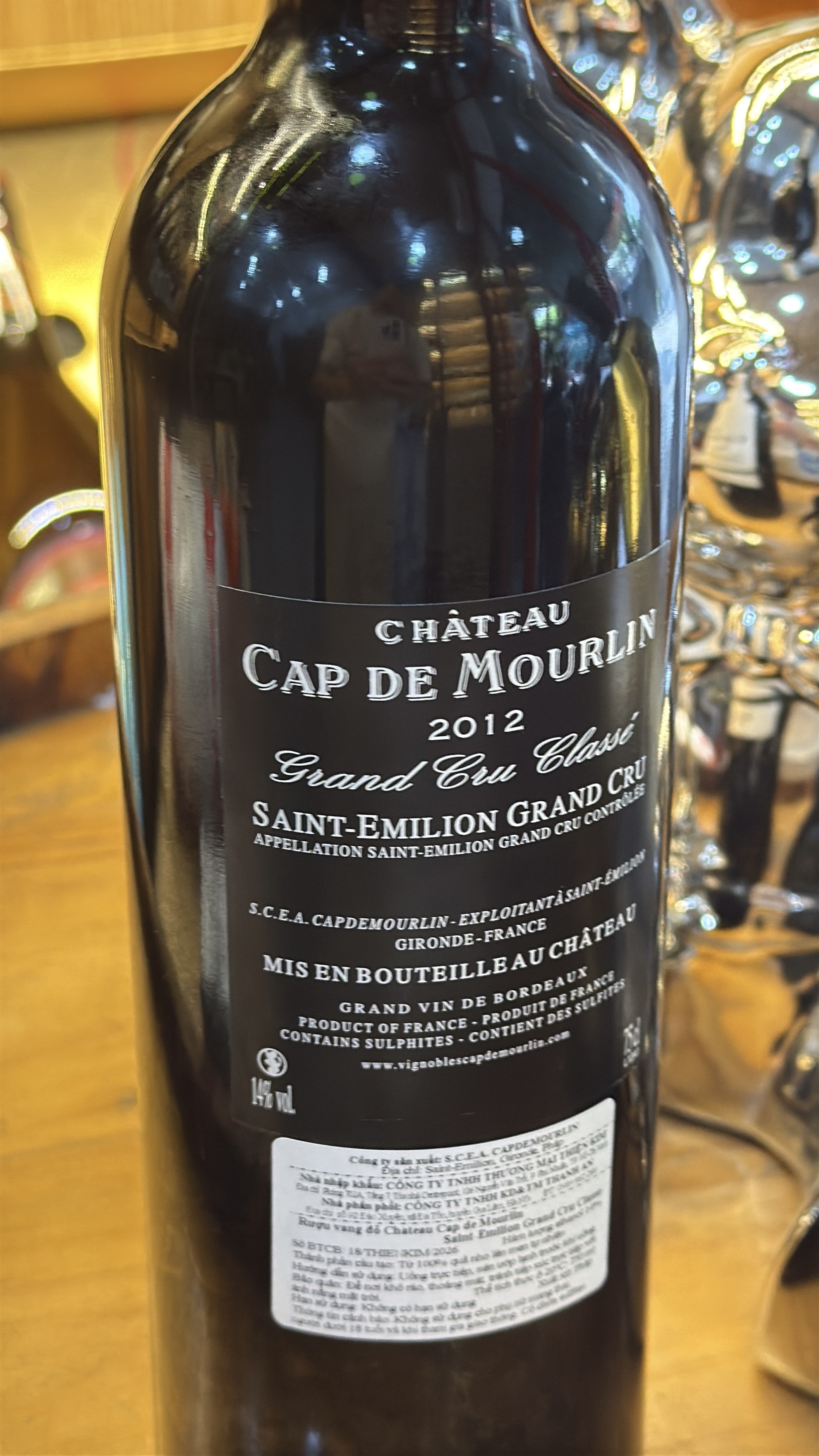 Château Cap de Mourlin Grand Cru Classé Saint-Émilion Grand Cru 2012