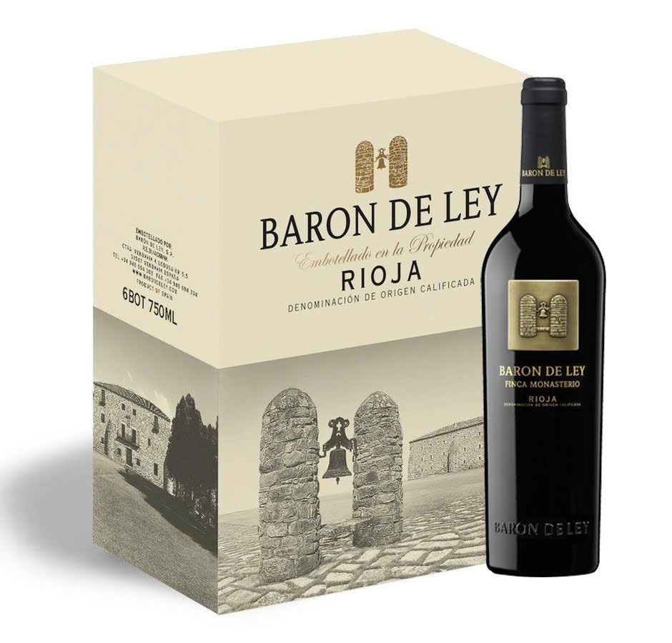 Rượu vang Baron de Ley Finca Monasterio Rioja.
