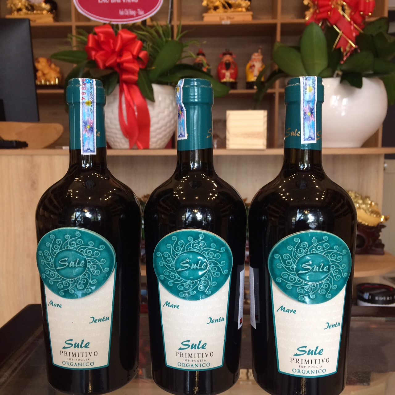 Rượu vang Ý Sule Primitivo Organico .