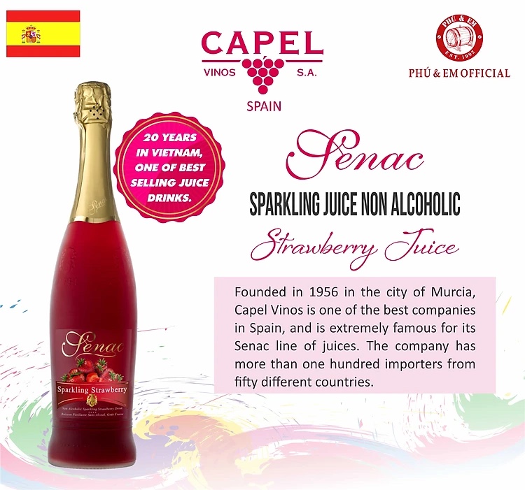 Nước ép trái cây không độ Senac