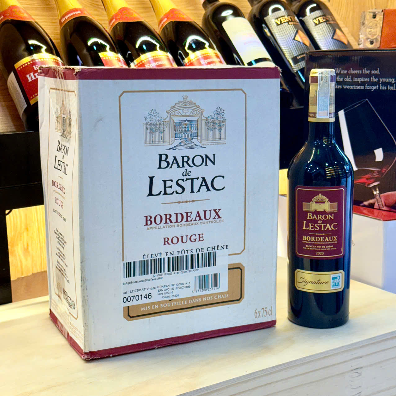 Rượu vang Baron de Lestac Signature