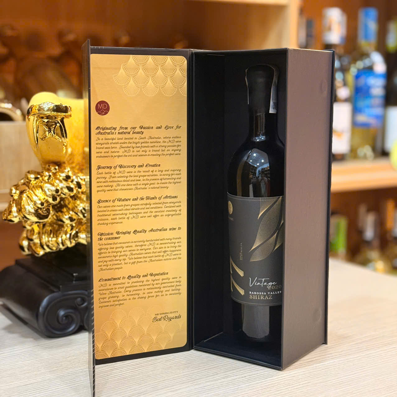 Rượu vang MD Wine 77 Barossa Valley Shiraz Vintage 2020