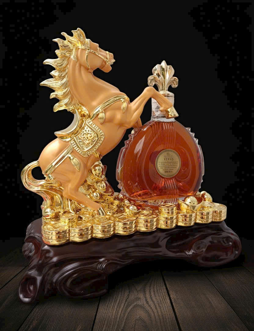 Rượu phong thủy Ngựa Tết 2026