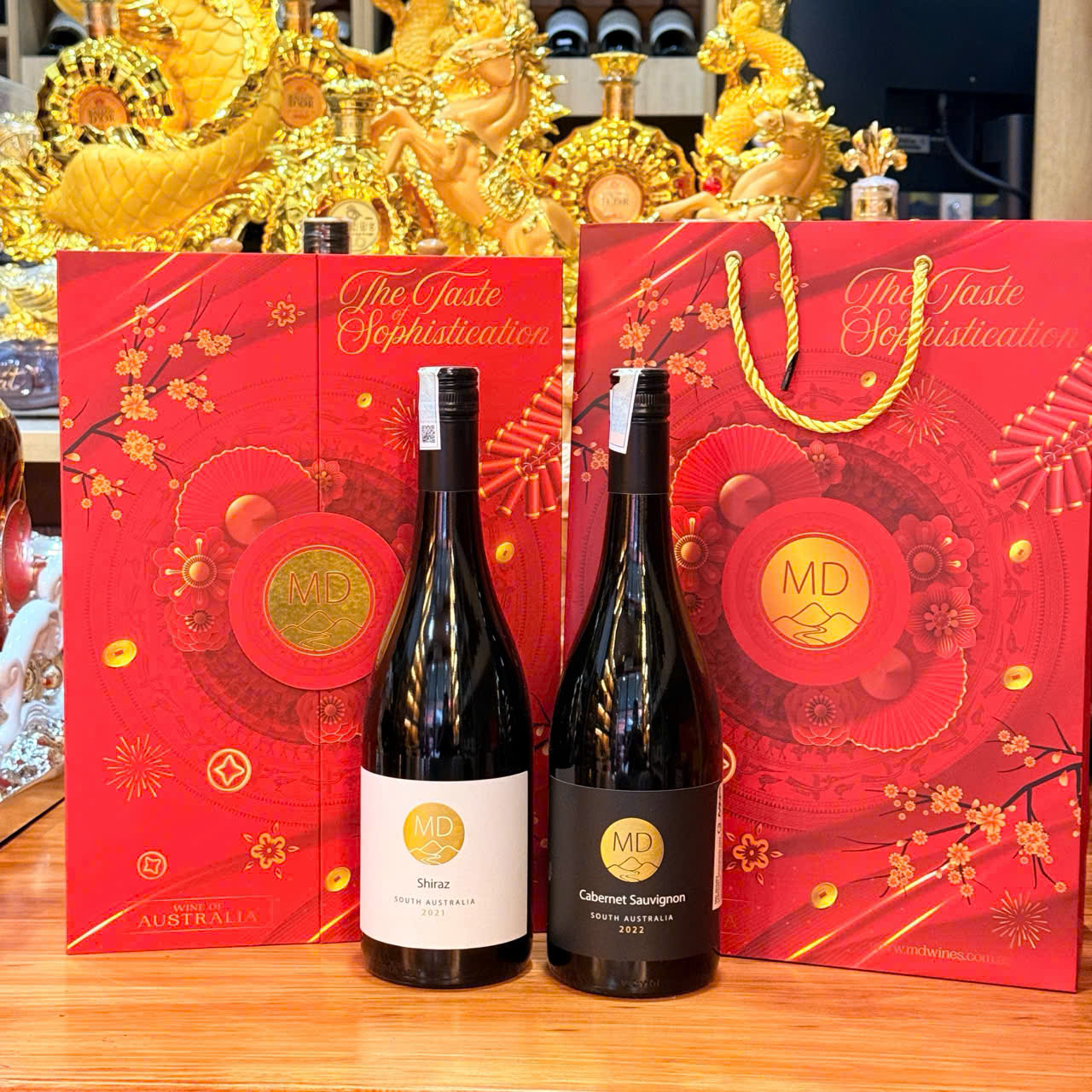 Sét 2 chai : Rượu vang MD Wine