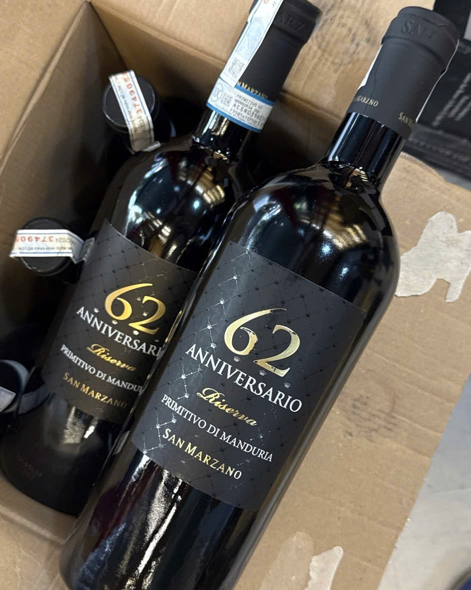 Rượu vang đỏ 62 ANNIVERSARIO PRIMITIVO DI MANRUDIA SAN MARZANO