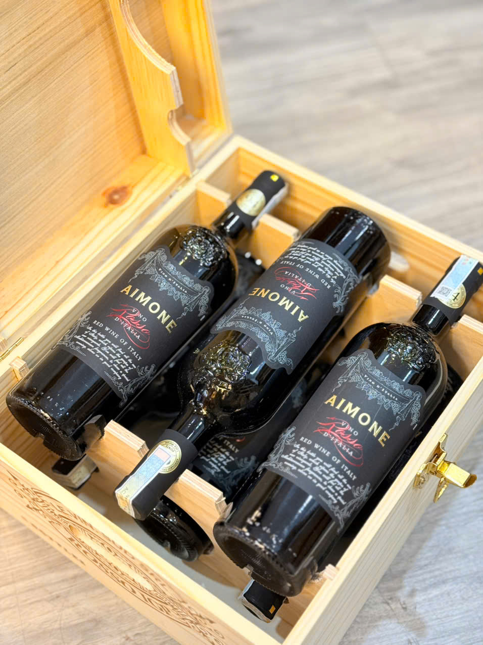 Combo 6 chai Aimone Vino Rosso d'ialia