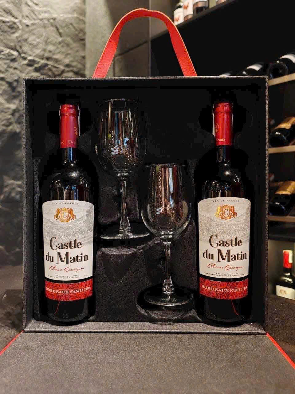 Hộp 2 chai rượu vang Castel du Matin Cabernet Sauvignon