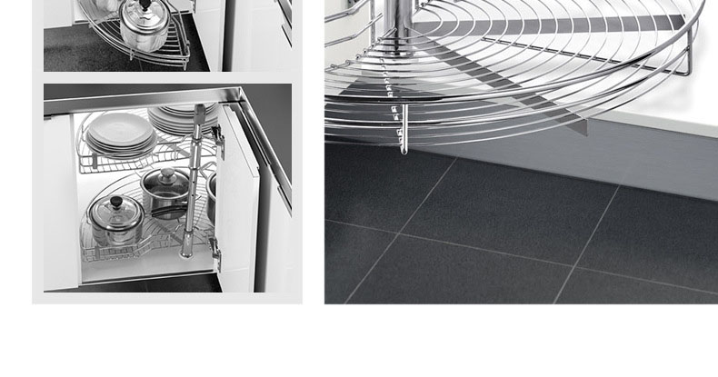 MX1/2 - Mâm xoay 1/2 Inox bóng cao cấp sợi tròn đường kính 715mm