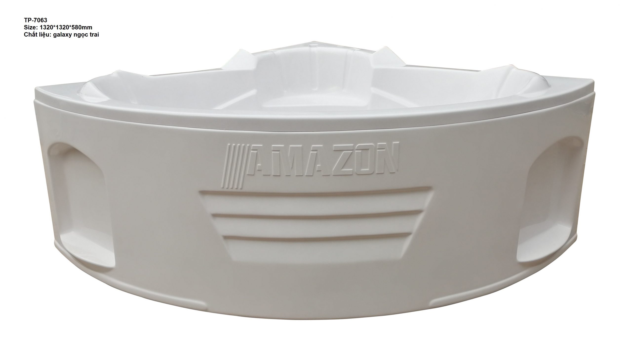 TP7063 - BỒN TẮM GÓC NGÂM CÓ CHỮ