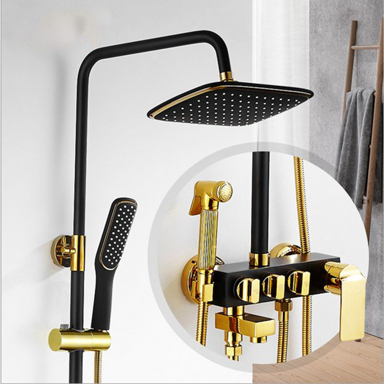 SC1986 - Sen cây nhiệt độ đen vàng 3 nút xoay cao cấp