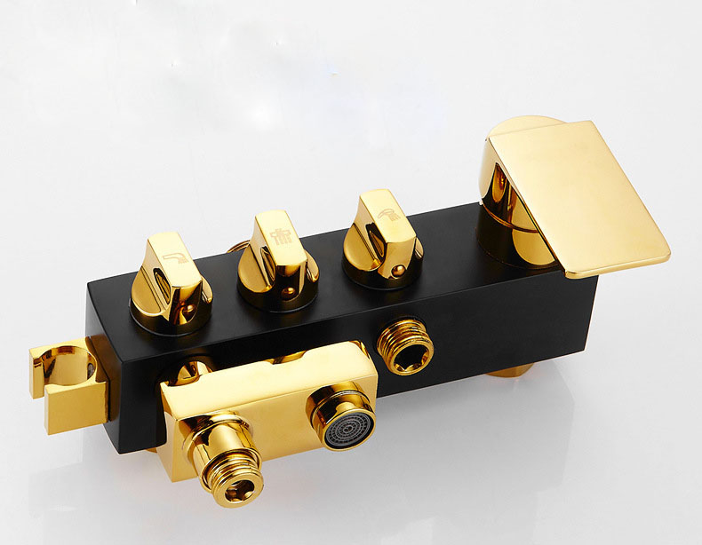 SC1986 - Sen cây nhiệt độ đen vàng 3 nút xoay cao cấp