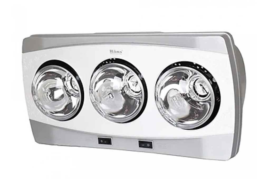 H3B - Đèn Sưởi Nhà Tắm Hans 3 Bóng H3B