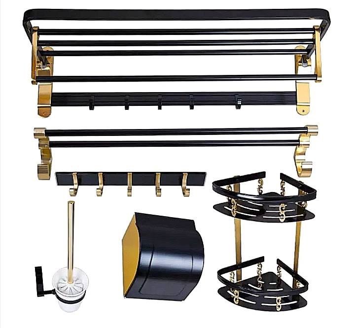 LX02 - Combo phòng tắm đen vàng cao cấp Luxury02