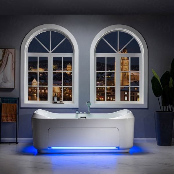 MW8123-180.2MS - Bồn tắm massager cao cấp, chất liệu Acrylic. Kích thước: 1800 x 1200 x 700(mm)