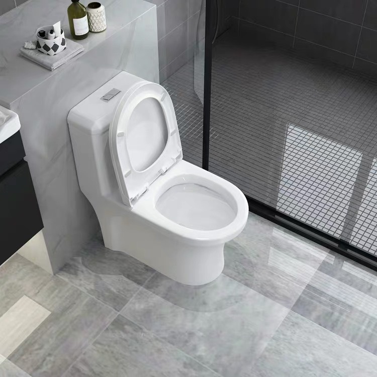 KA3987 - Bồn cầu liền khối nhỏ, sứ nung tráng men nano tuyết cao cấp