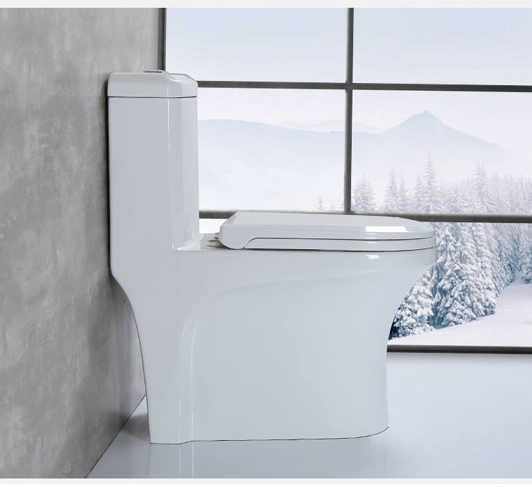 KA3987 - Bồn cầu liền khối nhỏ, sứ nung tráng men nano tuyết cao cấp