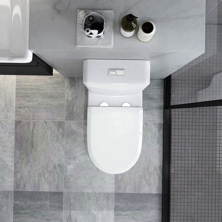 KA3987 - Bồn cầu liền khối nhỏ, sứ nung tráng men nano tuyết cao cấp