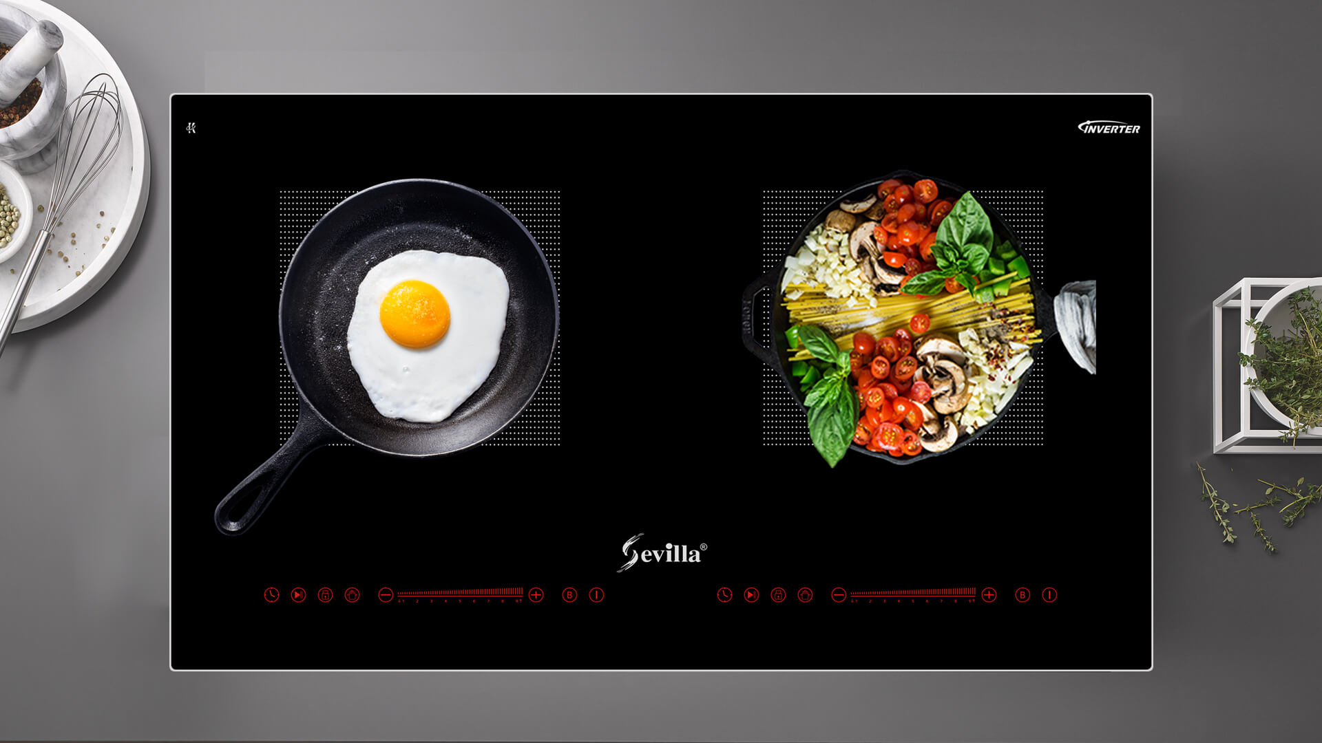 BẾP ĐIỆN TỪ ĐÔI SEVILLA - SVN13S