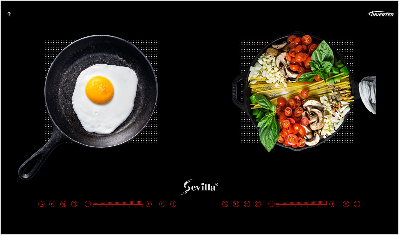 BẾP ĐIỆN TỪ ĐÔI SEVILLA - SVN13S