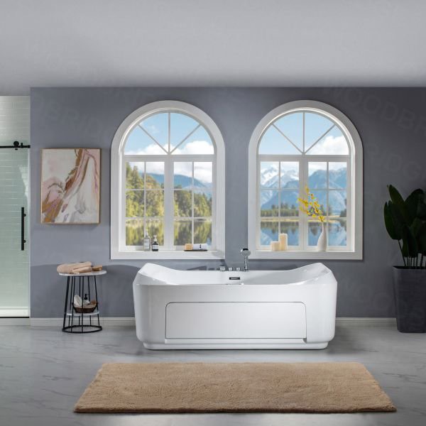 MW8123-180.2MS - Bồn tắm massager cao cấp, chất liệu Acrylic. Kích thước: 1800 x 1200 x 700(mm)