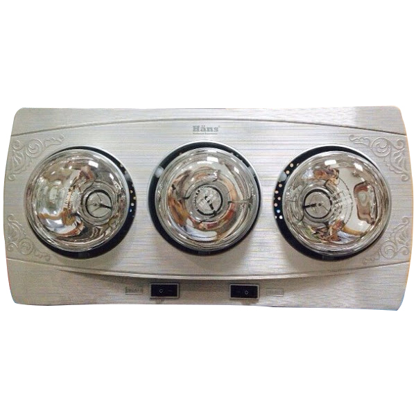 H3B - Đèn Sưởi Nhà Tắm Hans 3 Bóng H3B