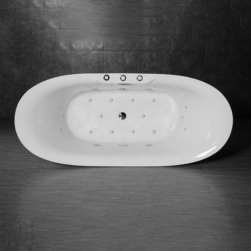 MW8305B-170MS - Bồn tắm massager cao cấp, chất liệu Acrylic. Kích thước:  1700 x 800 x 720(mm)