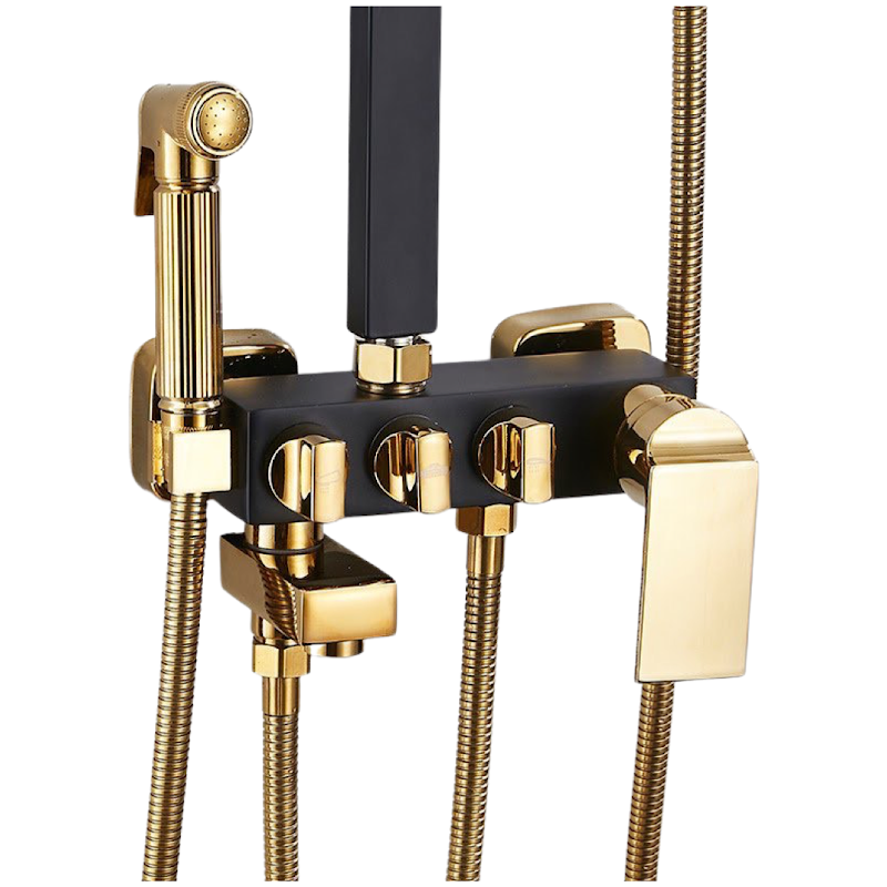 SC1988 - Sen cây nhiệt độ đen vàng 3 nút xoay cao cấp