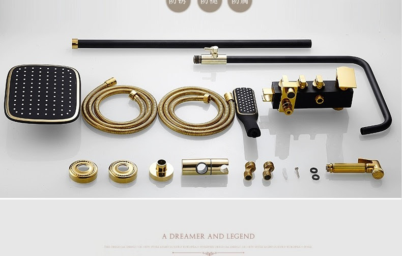 SC1988 - Sen cây nhiệt độ đen vàng 3 nút xoay cao cấp