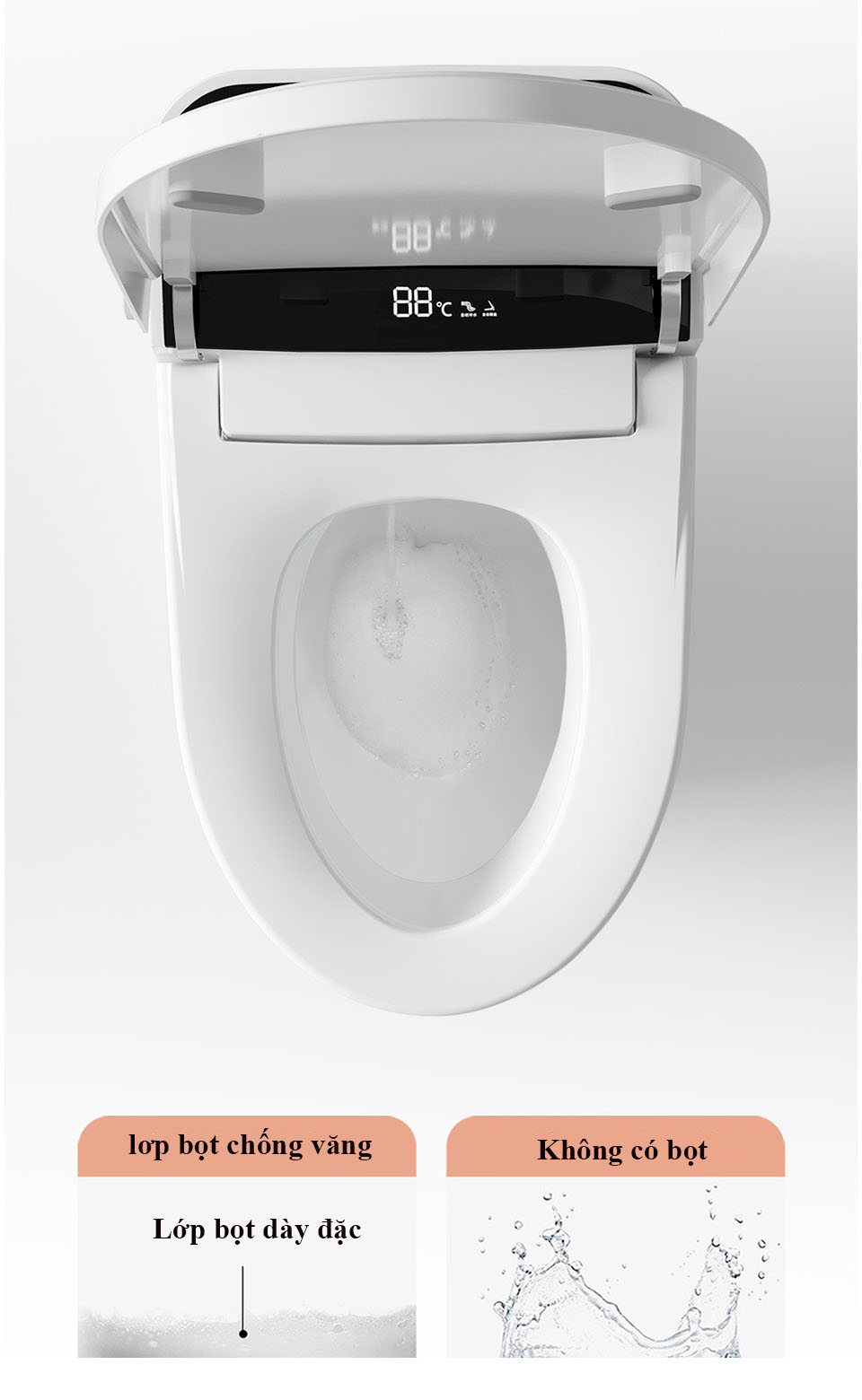 K6928 - Bồn cầu thông minh cao cấp full chức năng, có xịt bọt