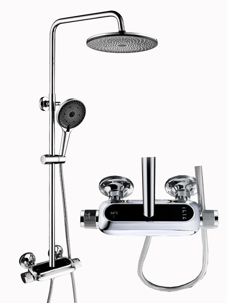 KANAX30 - Combo trọn bộ phòng tắm, bồn cầu liền khối đen trắng, bàn đá 1 tầng chậu thuyền...