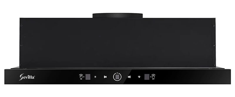 Máy hút khử mùi cảm ứng vẫy tay cao cấp Sevilla SV700B PRO. Kích thước  700 x 500 x 220 mm (DxRxC)