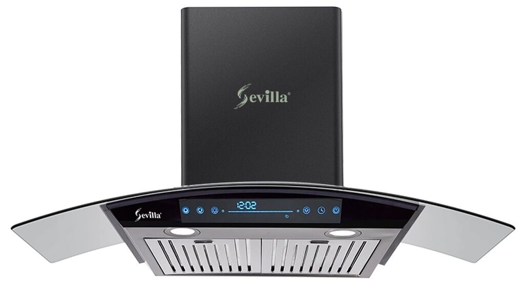 Máy hút khử mùi Sevilla SV-790. Kích thước 700 x 360 x  (700-1040)mm (DxRxC)