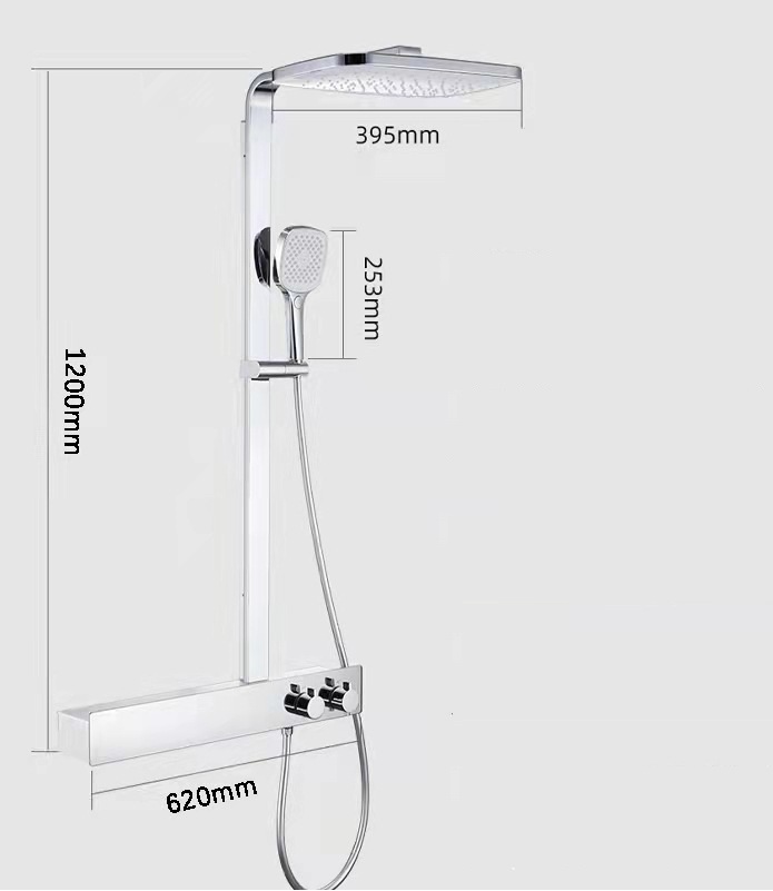 SC3219 - Sen cây nhiệt độ củ lớn đồng mạ crom bóng cao cấp