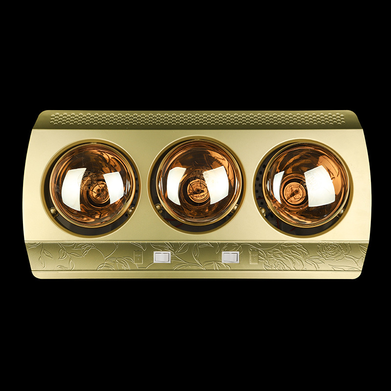 SK03T - Đèn sưởi treo tường nhà tắm 3 bóng thẳng cao cấp