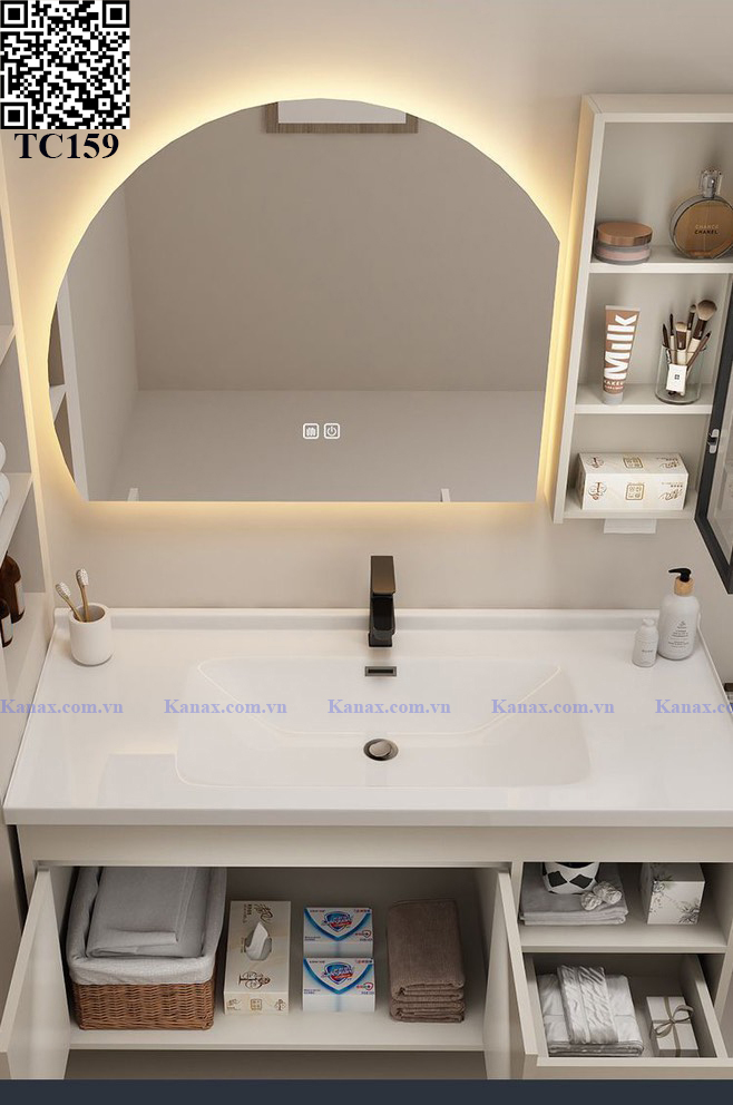 TC159 - Tủ chậu nhựa cao cấp. KT: 48x80cm