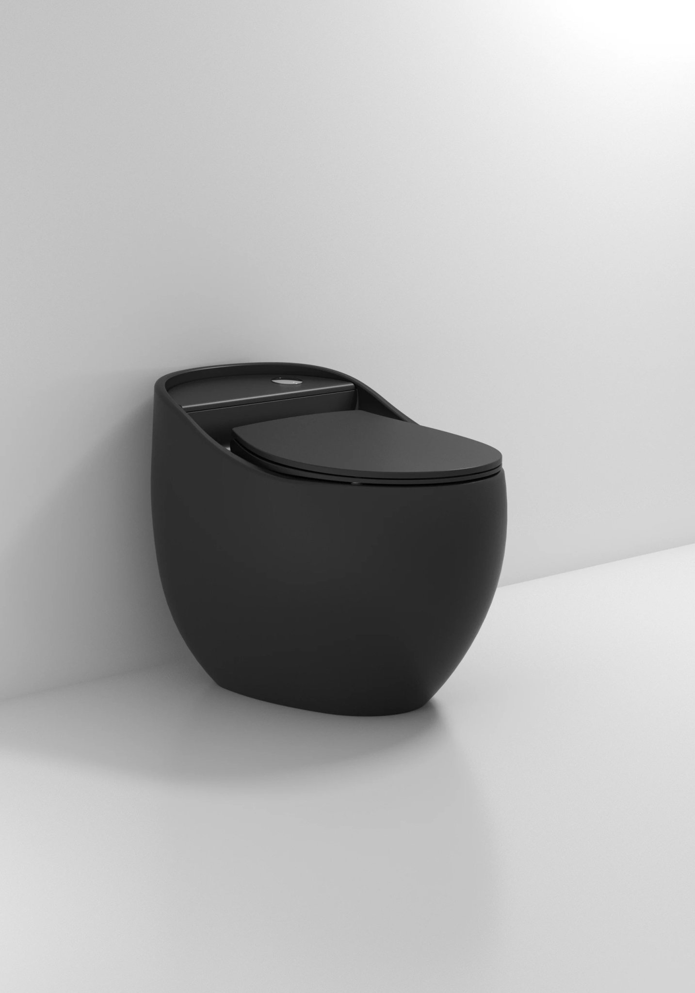 KA810 - Bồn cầu trứng đen cao cấp, men nano nung