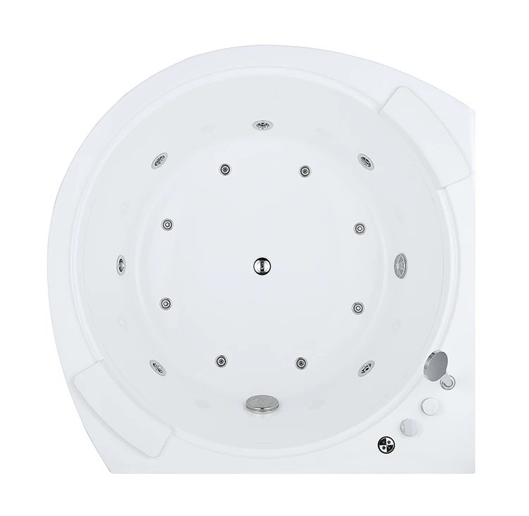 KB706 - Bồn tắm massager cao cấp, chất liệu Acrylic. Kích thước: 1500 x 1500 x 640 (mm)