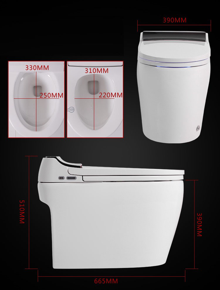 K6915 - Bồn cầu thông minh cao cấp full chức năng,  có két nước