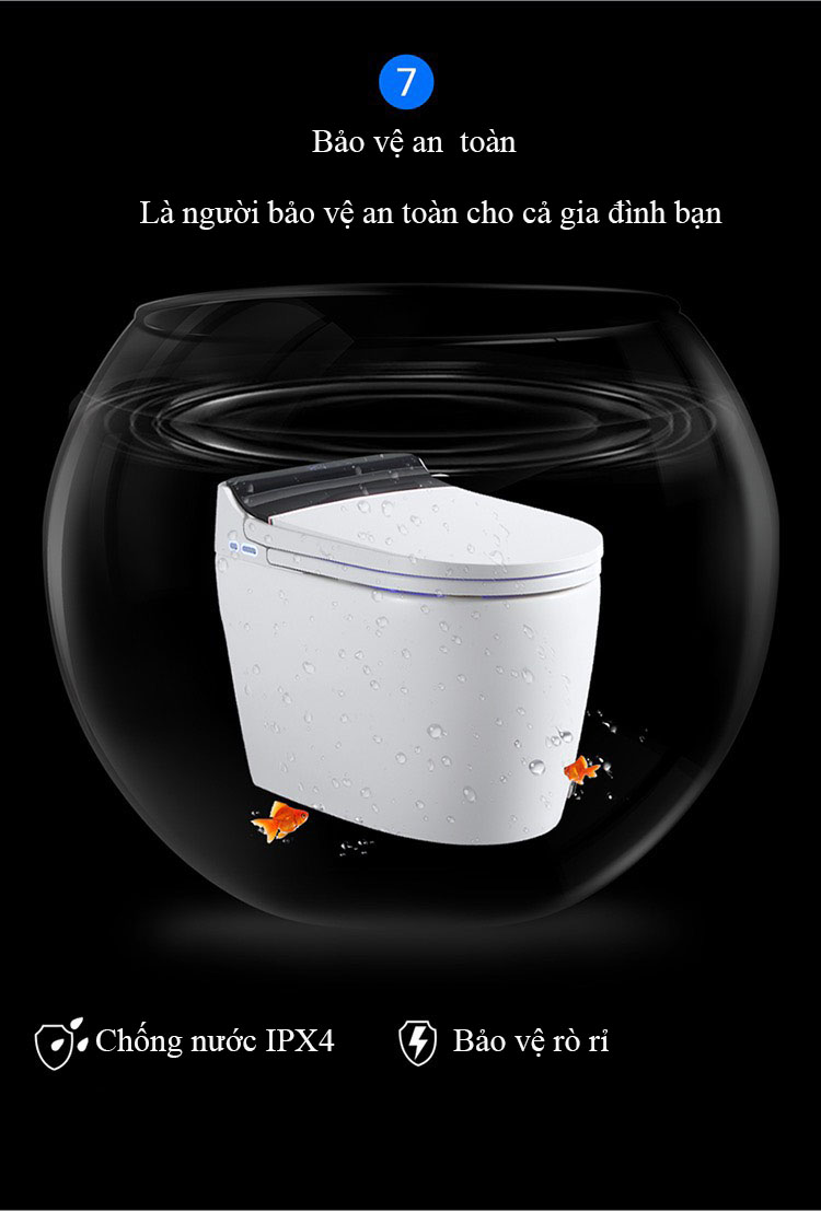 K6915 - Bồn cầu thông minh cao cấp full chức năng,  có két nước