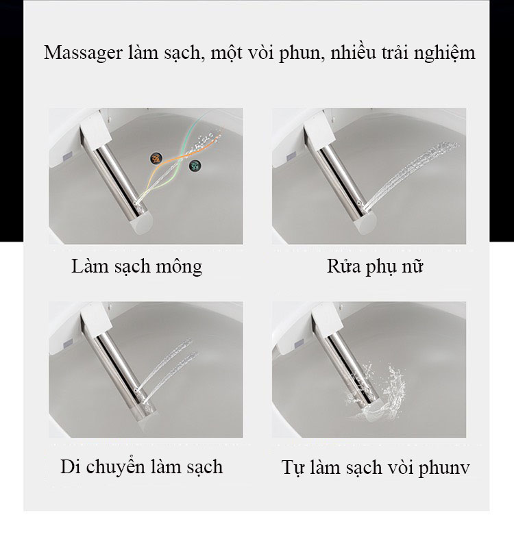 K6915 - Bồn cầu thông minh cao cấp full chức năng,  có két nước