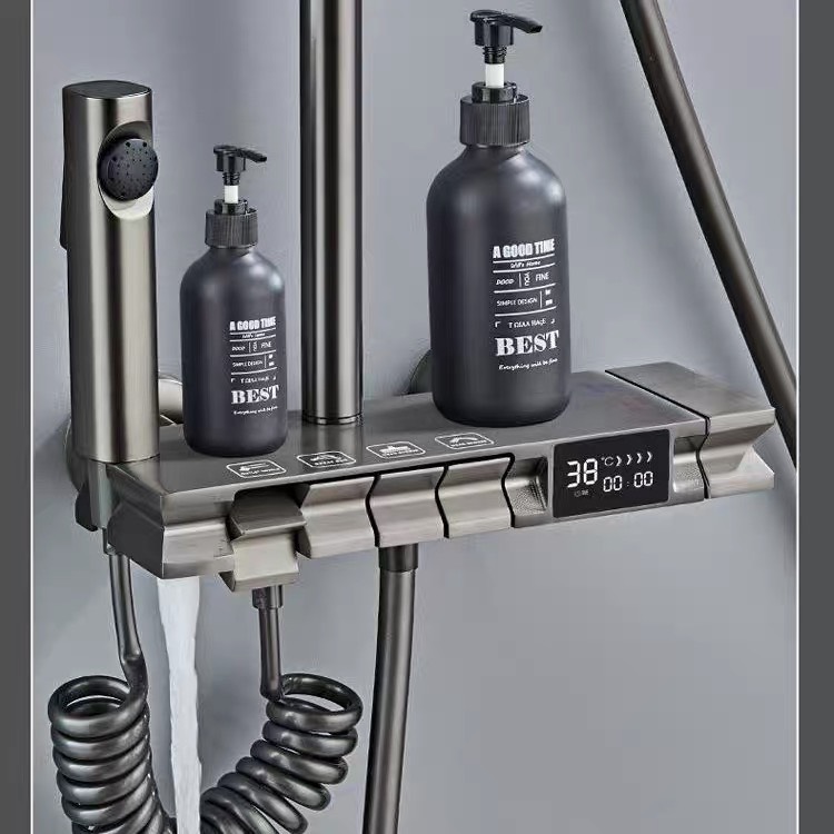 SC73 - Sen cây bàn phím ghi xám, màn hình hiển thị led